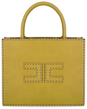 Elisabetta Franchi Curry Handbag - Yellow