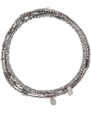 ブレスレット Brunello Cucinelli Hematite And Sterling Silver Bracelet Brunello Cucinelli Hematite and Sterling Silver Bracelet