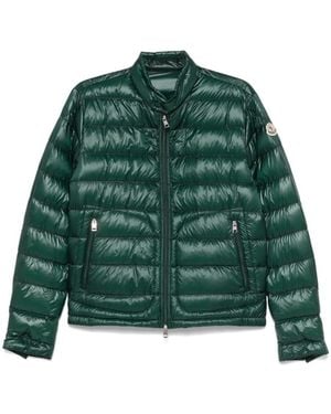 Moncler Acorus Lightweight Short Down Jacket - Green