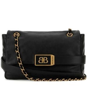 限定！即納！BALENCIAGA Modu Flap ミディアム チェーンバッグ Balenciaga Modu Flap Medium Chain Bag in Black | Lyst