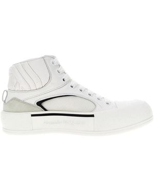 McQueen 'Plimsoll' Sneakers - White
