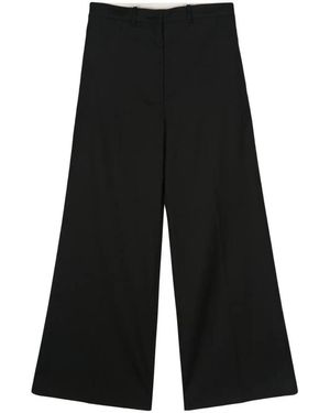 Low Classic Wide Wool Trouser - Black