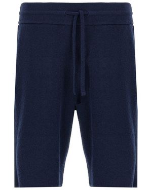 Roberto Collina Spongy Bermuda Shorts - Blue