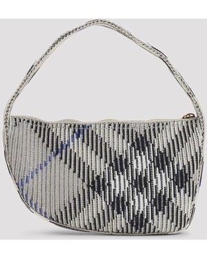 Burberry Knit Baguette Purse - Metallic