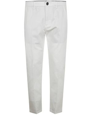 Department 5 Prince Slim Crop Chino - White