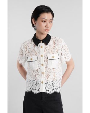 Self-Portrait Topwear - White