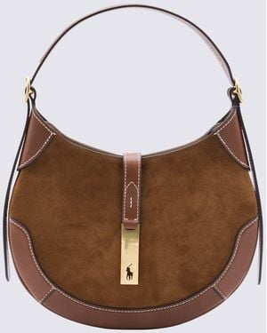 Polo Ralph Lauren Leather Shoulder Bag - Brown