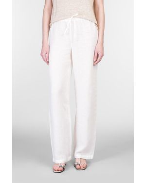 120% Lino Pants - White