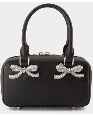 Self-Portrait Mini Tote Bag - Black