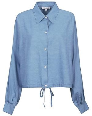 SOSUE Antonia Cotton Shirt - Blue
