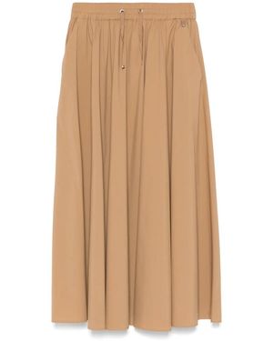 Herno Light Nylon Stretch Skirt - Natural