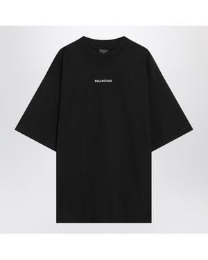 【送料込 BALENCIAGA★Airport Tag Tシャツ Balenciaga Airport Tag T-Shirt Medium Fit in Black for Men