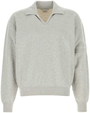 Bode Cotton Polo Shirt - Gray
