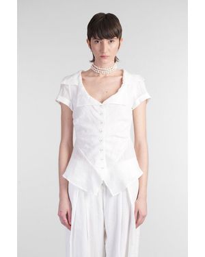 Cult Gaia Shallie Shirt - White