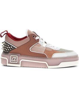 Christian Louboutin Astroloubi Leather Sneakers - Brown