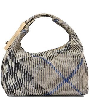 Burberry Mini Peg Purse - Gray