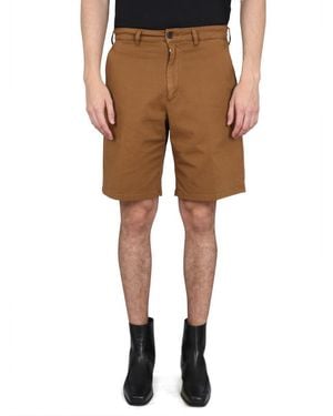Department 5 Cotton Bermuda Shorts - Natural