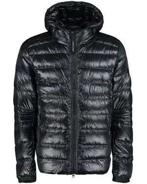 Canada Goose Crofton Hooded Down Jacket - Black