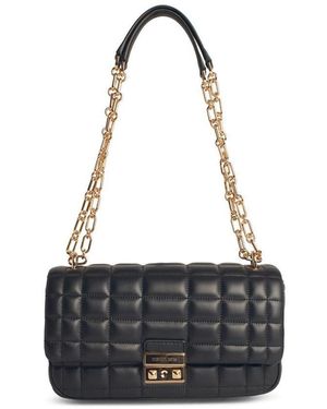 Michael Kors 'Quilt' Leather Crossbody Bag - Black