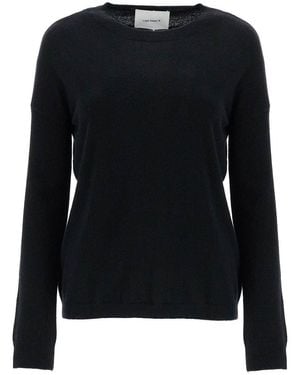 Lisa Yang 'Dea Cashmere Crewneck Pul - Black