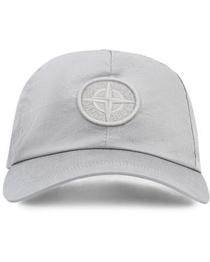 Stone Island Nylon Baseball Cap - Gray