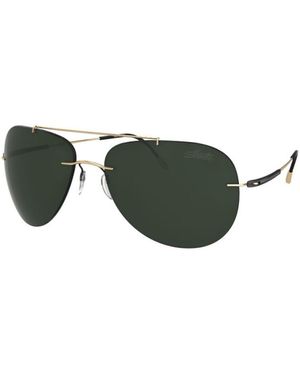 Silhouette Sunglasses - Green