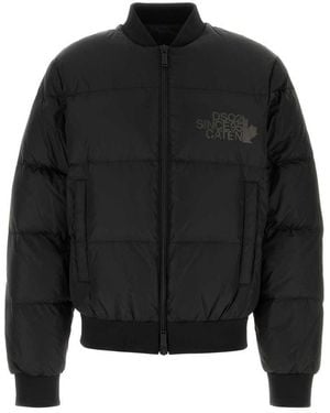 DSquared² Padded Bomber Jacket - Black