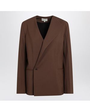 Loulou de Saison Double-Breasted Jacket - Brown