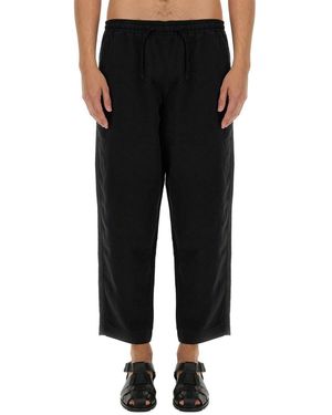 YMC Linen Blend Pants - Black