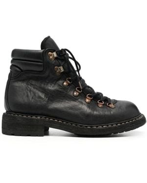 Guidi Hiking Boots Shoes - Black