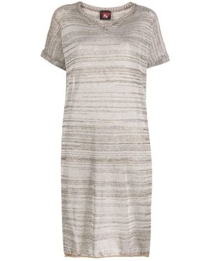 VITELLI Knitted Kaftan - Gray