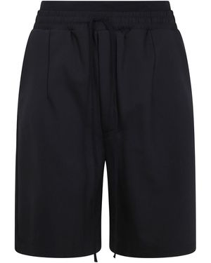 ショートパンツ THOM KROM Women Shorts  Burmudas WST404 BLACK MST 386 Drop Crotch Shorts | Thom Krom – Allotment Store