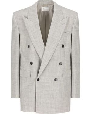 Saint Laurent Jackets - White
