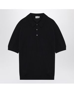 John Smedley Isis Polo In - Black