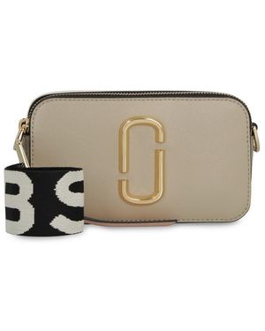 Marc Jacobs The Snapshot Leather Camera Bag - Gray
