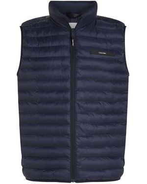 Calvin Klein Quilted Vest - Blue