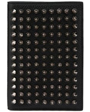 Christian Louboutin Funky Leather Passport Case - Black