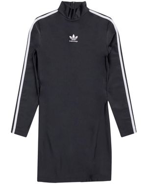 adidas x Balenciaga Logo Sports Mini Dress - Blue