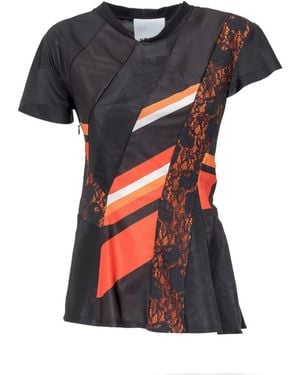 Koche Patchwork T-Shirt - Black