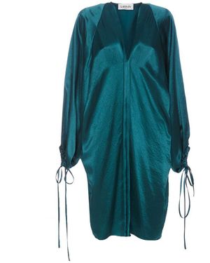 Lanvin Balloon Sleeves Dress - Blue