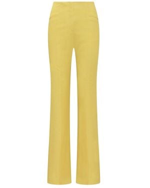 De La Vali Straight Pants - Yellow