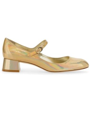 Stuart Weitzman Mary Jane "Vivienne" - Natural