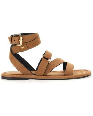 Giuseppe Zanotti Sandalo Aymon With Multiple Straps - Brown