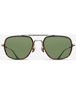 Matsuda Aviator Sunglasses - Green