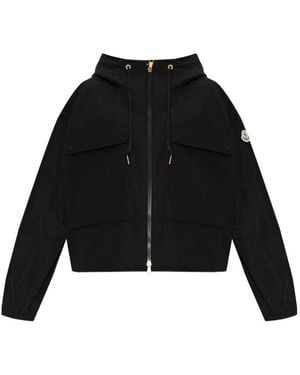 Moncler Sauvan Short Parka - Black