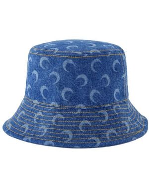 Marine Serre パッチワーク デニムハット レディース