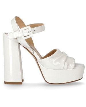 Strategia Rain Heeled Sandal - White