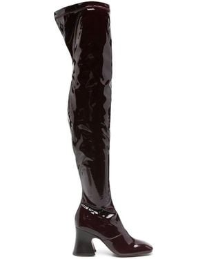 Chloé "Janis" High Leg Boot Shoes - Black