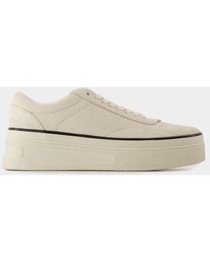 Jil Sander Leather Sneakers - White