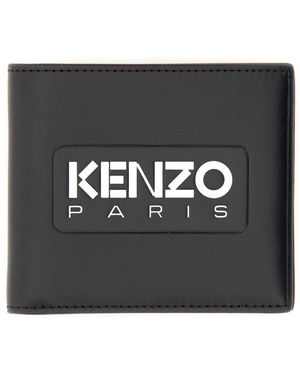KENZO Wallet With Logo - Black